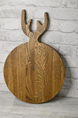 Доска круглая "Рога оленя" от мастерской DIVIRO