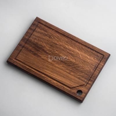 Доска для подачи с желобком (тонированная) от мастерской DIVIRO